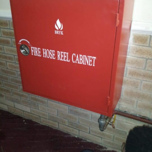 Fire Hose Reel Cabinet with Nozzle